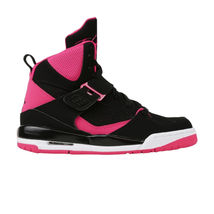 Buy Jordan Flight 45 High IP GS 'Black Vivid Pink' - 837024 008 | GOAT