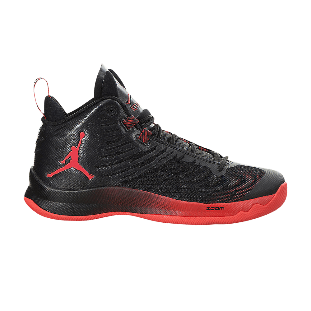 jordan superfly red and black