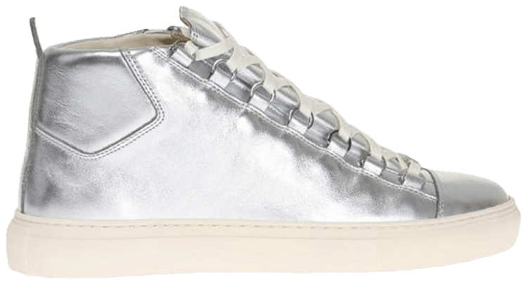 Buy Balenciaga Arena High Metallic Silver 483497 WAZ20 8100 GOAT CA