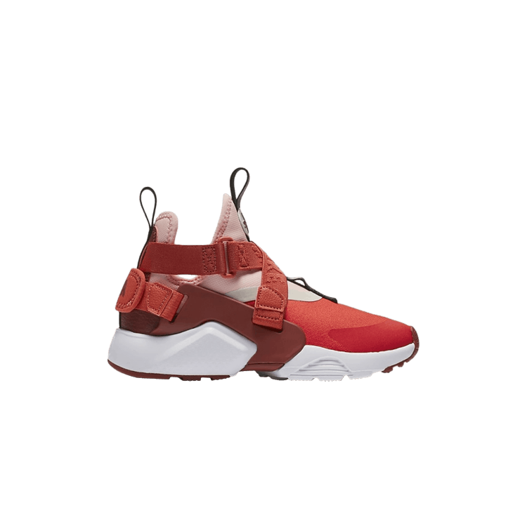 Red huaraches city best sale