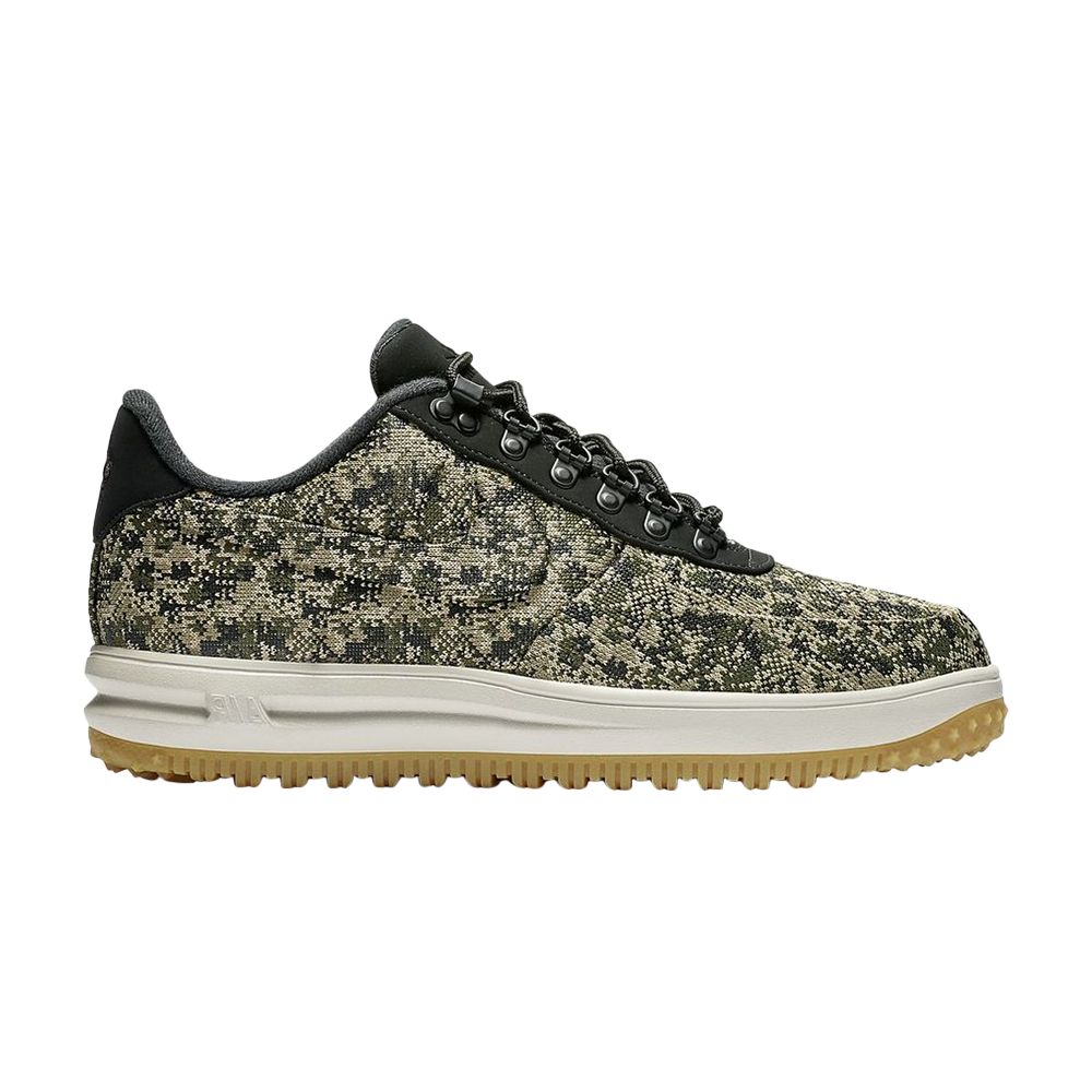 Pre-owned Nike Lunar Force 1 Duckboot Low 'camo Canvas' | Green | Men's Size 9