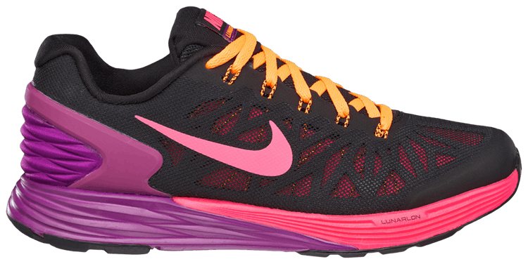 Nike LunarGlide 6 GS Black Pink Pow