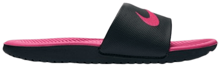 Nike kawa slide black pink sales