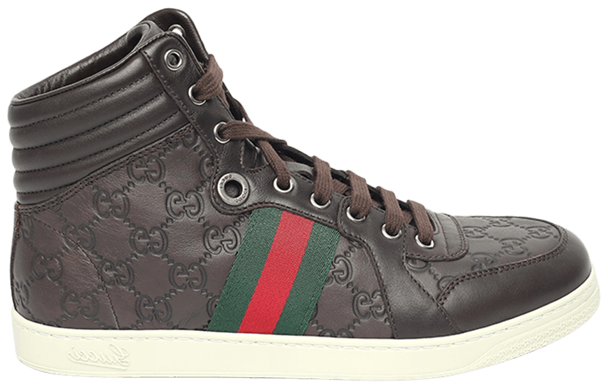 Buy Gucci Guccissima Leather High Top 'Brown' 221825 A9L90 2060 GOAT