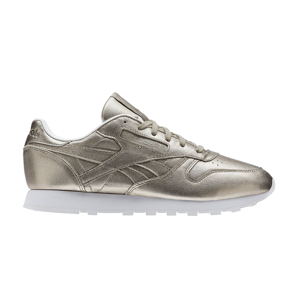 Pre-owned Reebok Wmns Classic Leather 'melted Metals' In Gold