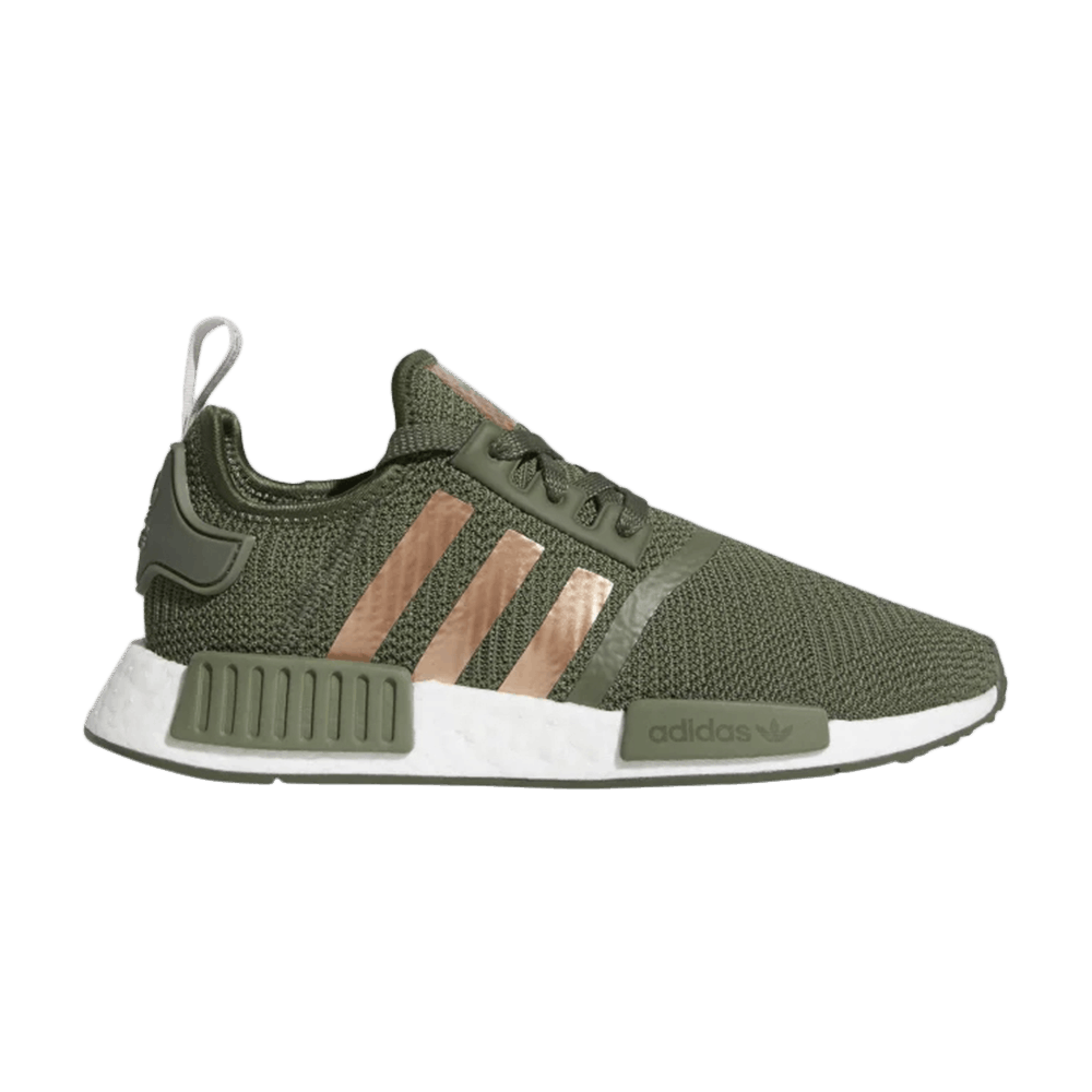 purple and green nmds