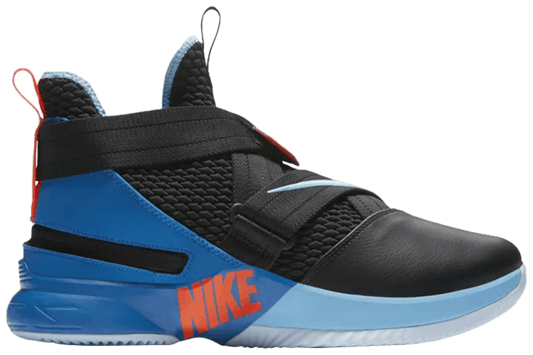 Buy LeBron Soldier 12 FlyEase Black Battle Blue AV6372 001 GOAT CA