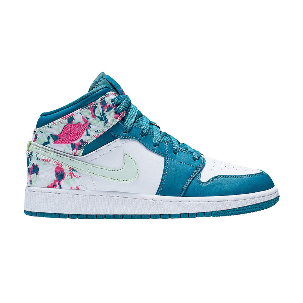 Air Jordan 1 Mid GS 'Paint Stroke' | Blue | Kid's Size 7