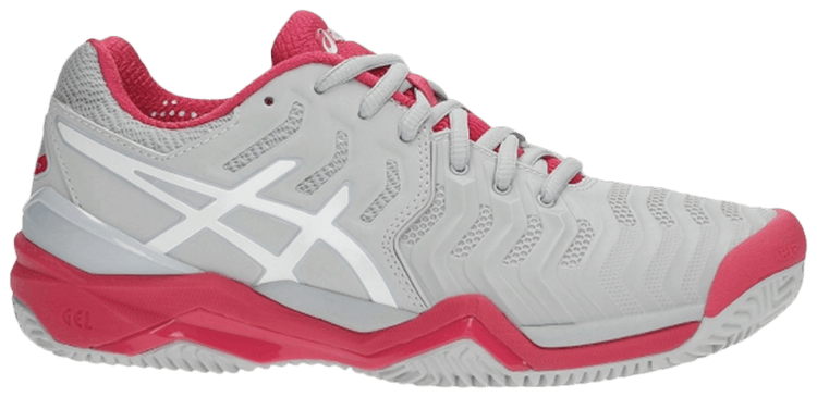 Asics Wmns Gel Resolution 7 Clay Glacier Grey