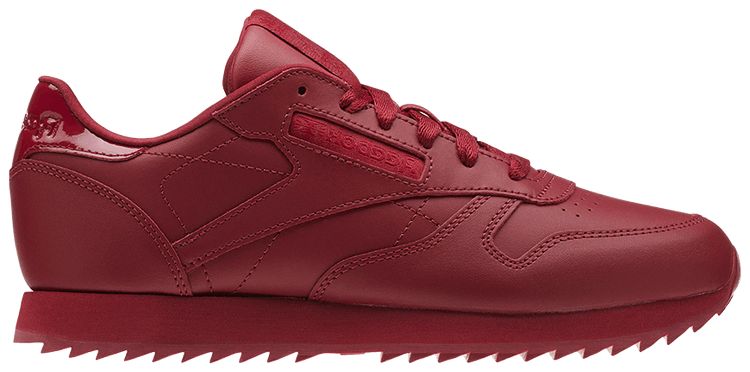 Reebok Wmns Classic Leather Ripple Cranberry Red