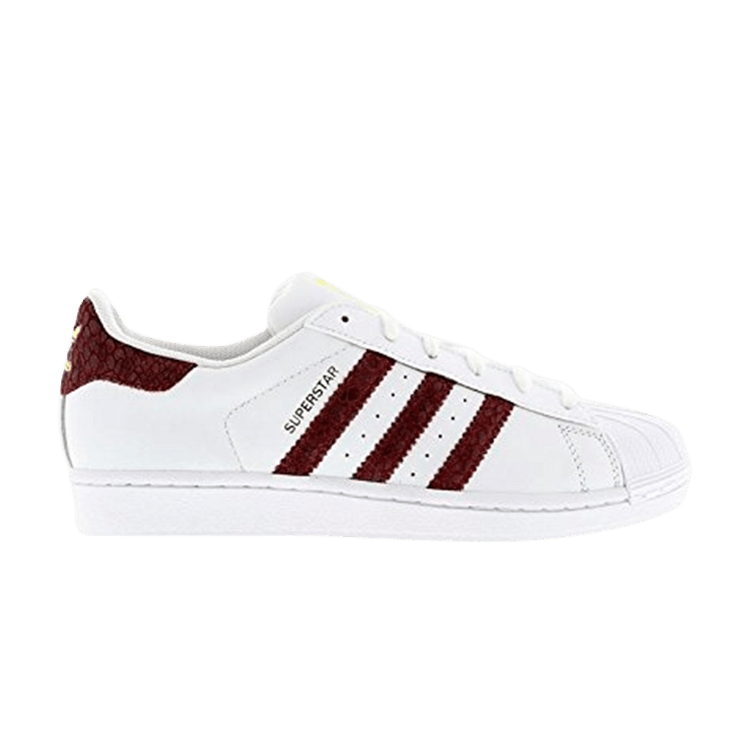 Buy Wmns Superstar White Burgundy S79417 GOAT DE