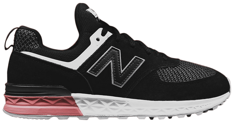 New Balance 574 Kids Black Dusted Peach