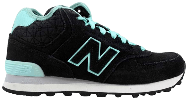 New Balance Wmns 574 Black Aqua