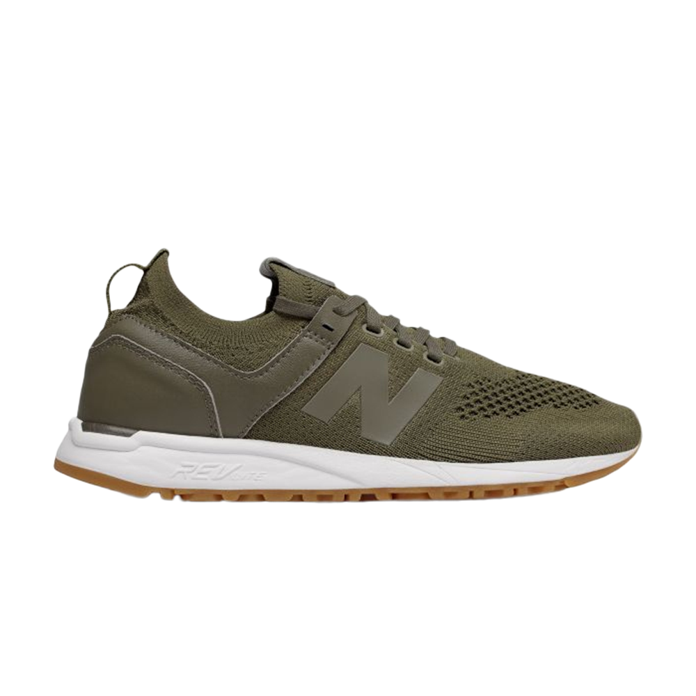Pre-owned New Balance Wmns 247 'trench' In Green