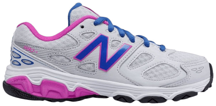 New Balance 680 Kids White Pink Blue
