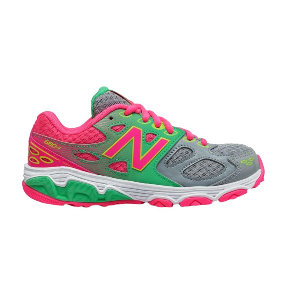 New Balance 680v3 Kids Wide 'Grey Pink' | Kid's Size 7