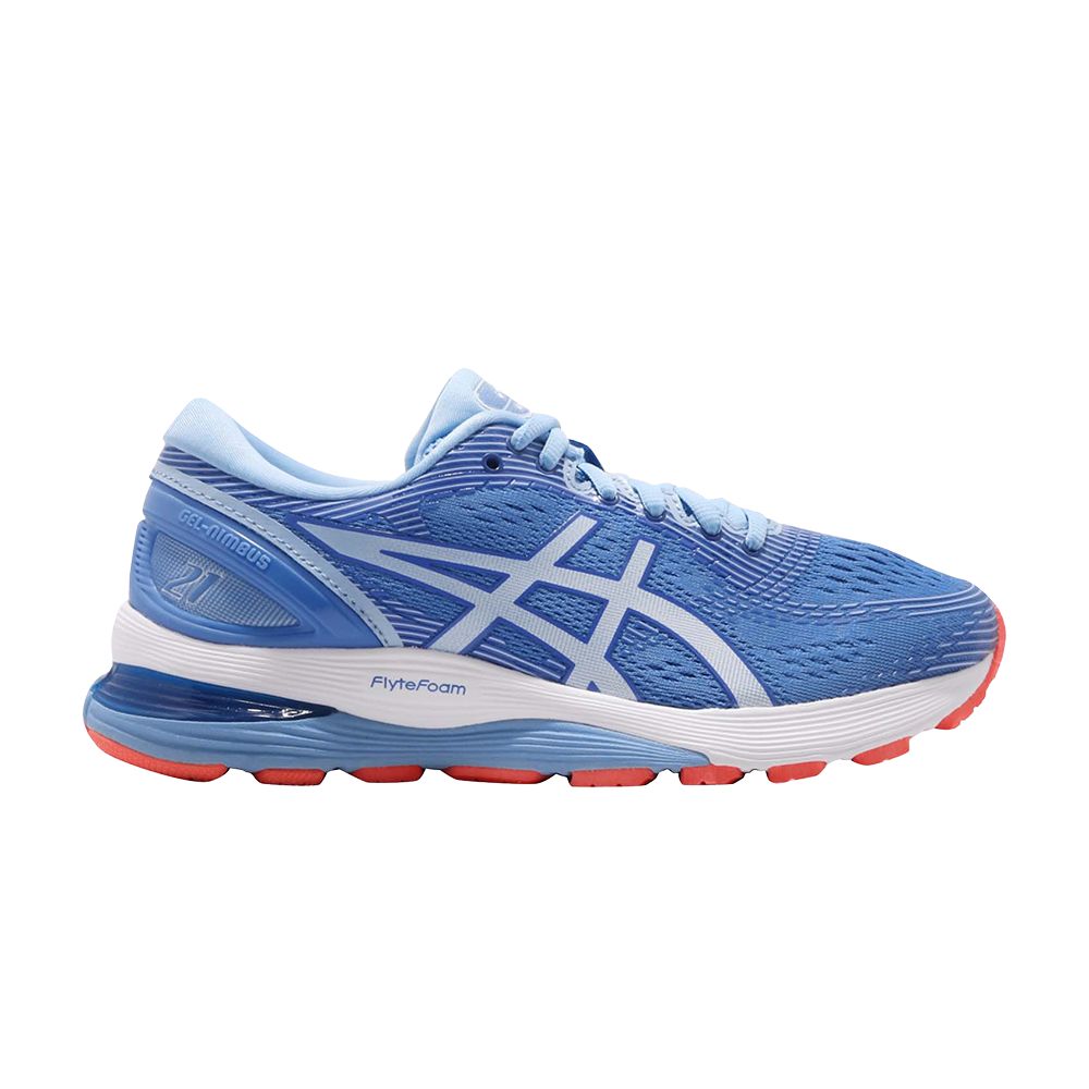 Asics Wmns Gel Nimbus 21 Wide 'Blue Coast Skylight' | Women's Size 5.5 - 1012A155-400