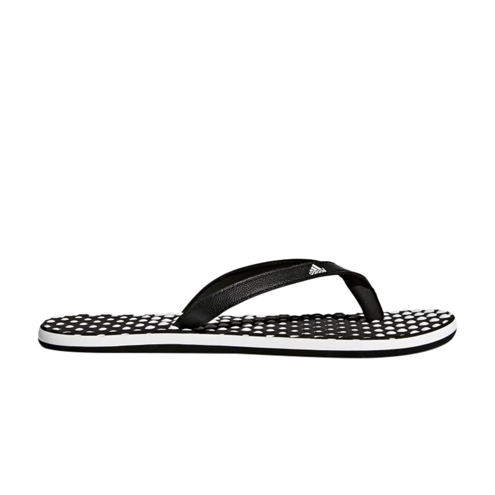 Pre-owned Adidas Originals Wmns Eezay Flip-flops 'dots' In Black