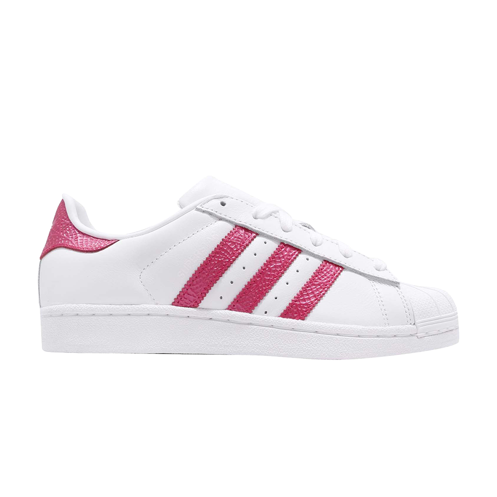 Pre-owned Adidas Originals Wmns Superstar 'pink' In White
