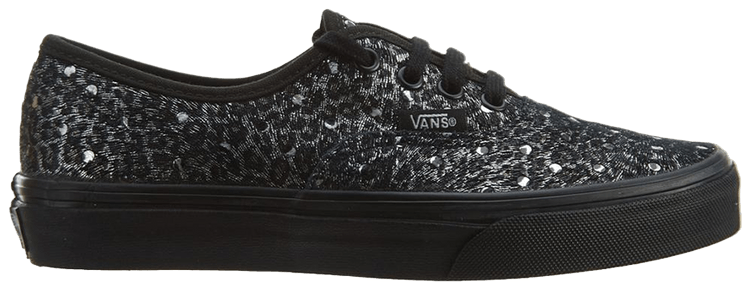 Vans Authentic Little Kids Black Cheetah