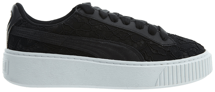 Buy Wmns Basket Platform FO Black 364091 02 GOAT