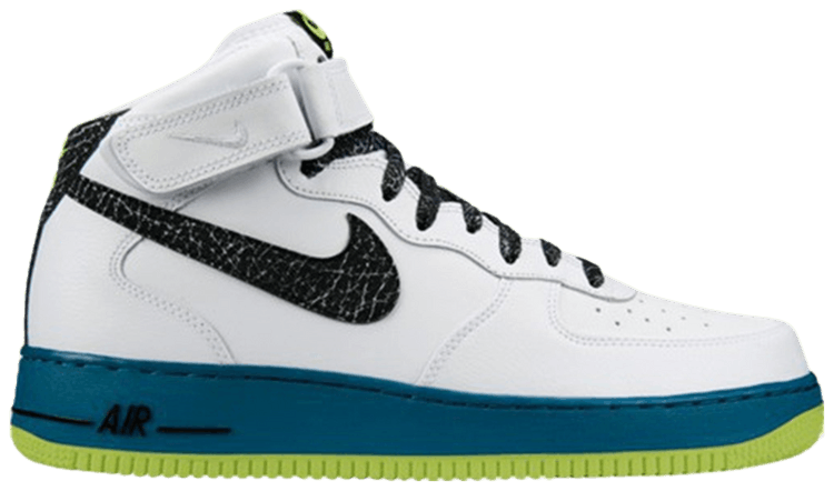 Nike Air Force 1 Mid 07 White Abyss Volt