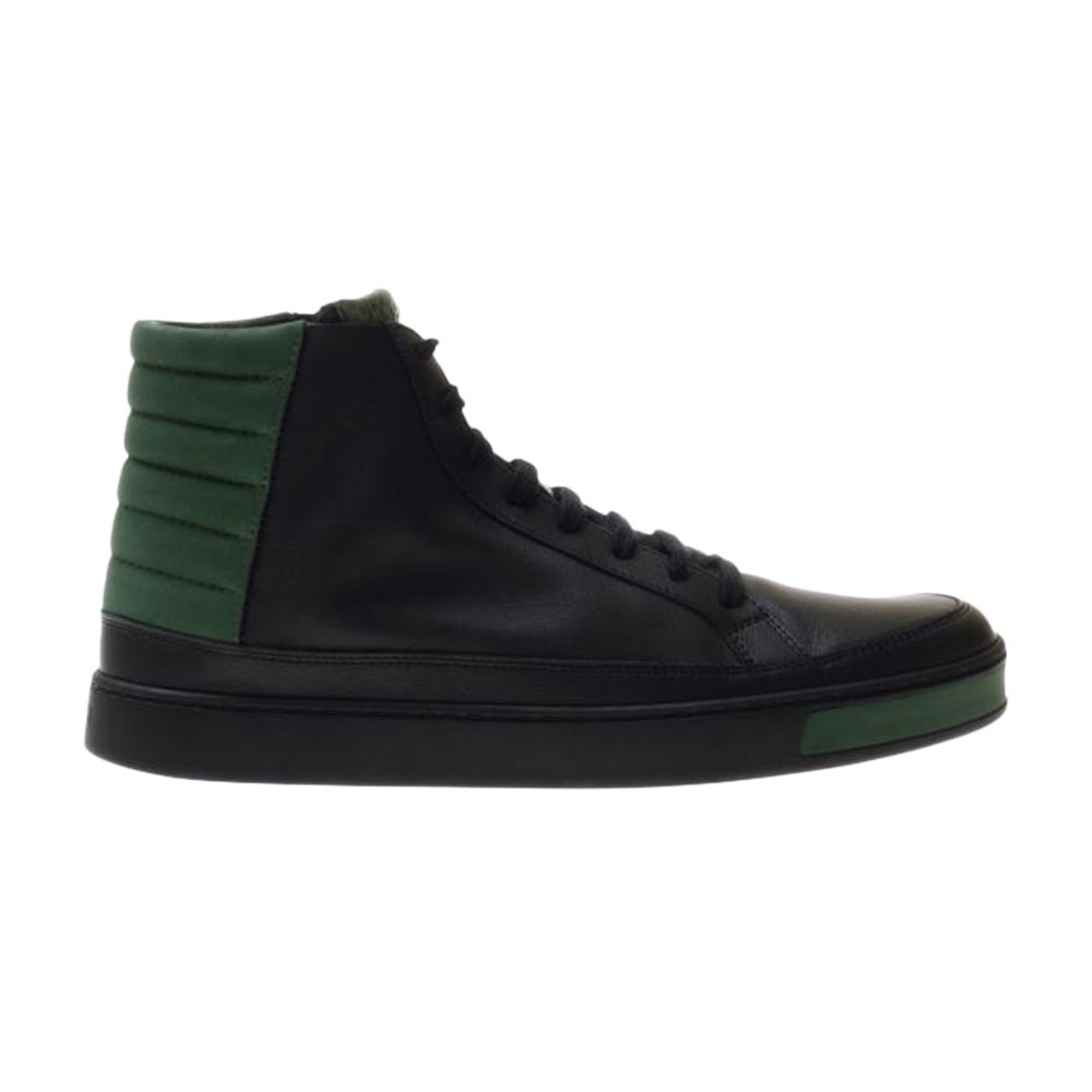 Gucci Signature Leather High 'Black Green' | Men's Size 9.5 - 368423-AYOU0-1069