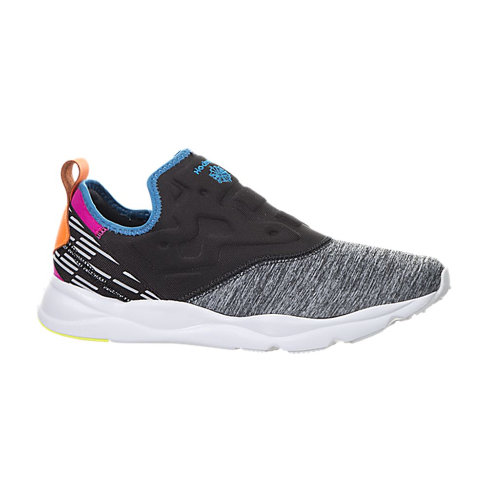 Pre-owned Reebok Wmns Furylite Slip-on Lux 'coal' In Black