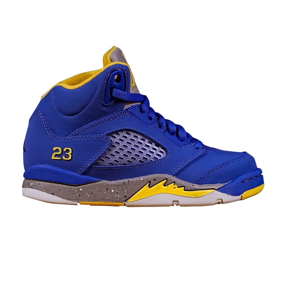 Pre-owned Air Jordan 5 Retro Ps 'laney' | Blue | Kid's Size 3