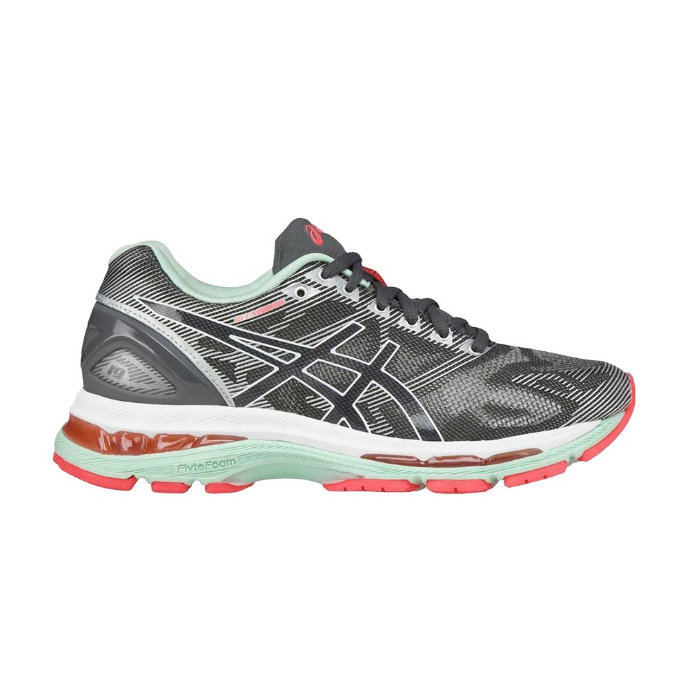 Pre-owned Asics Wmns Gel Nimbus 19 'carbon Coral' In Blue