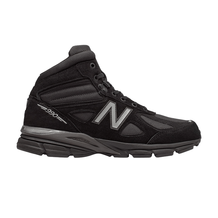 Buy 990v4 Mid Made in USA Black Grey MO990BK4 GOAT