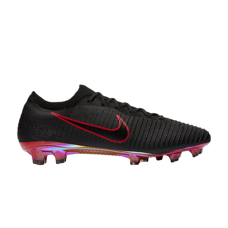 Buy Mercurial Vapor Flyknit Ultra FG Black Red AH5516 006 GOAT SA
