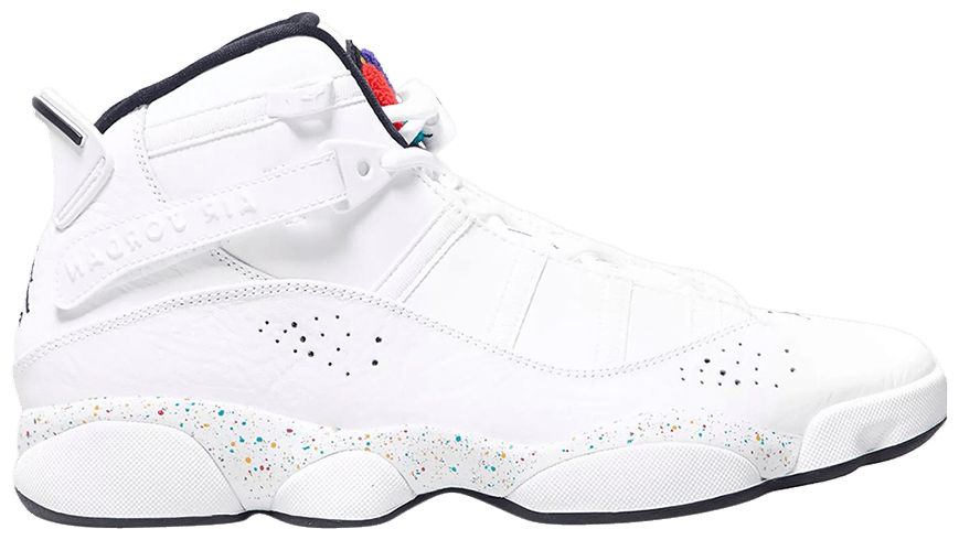 air jordan 6 rings paint splatter