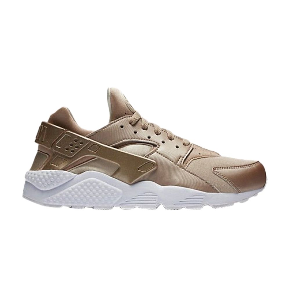 Nike Air Huarache Run Premium 'Blur Natural' | Gold | Men's Size 10 - 704830-900
