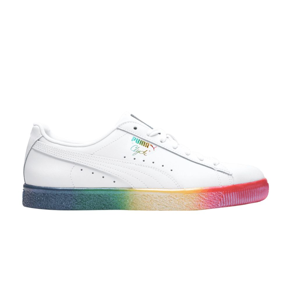 Puma Clyde 'Pride Rainbow' | White | Men's Size 9