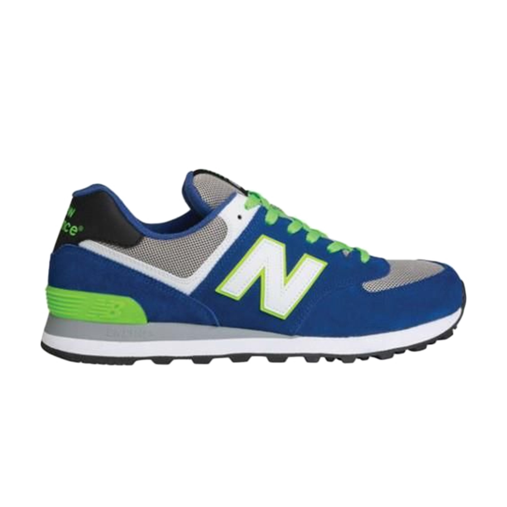Pre-owned New Balance 574 'blue Neon'