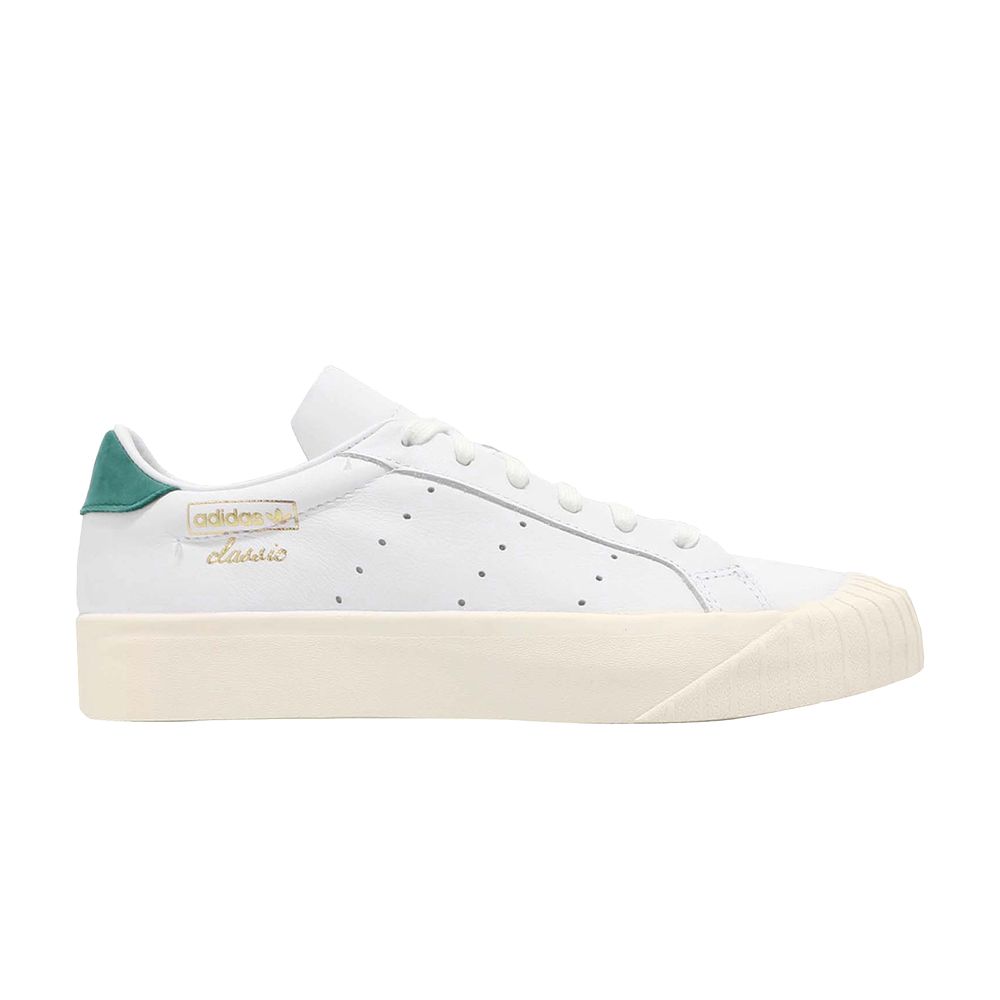 Pre-owned Adidas Originals Wmns Everyn 'core Green' In White