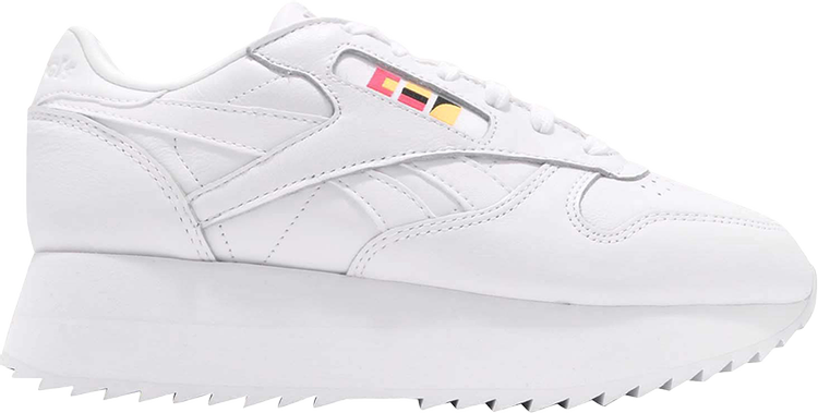 Wmns Classic Leather Double 'White'