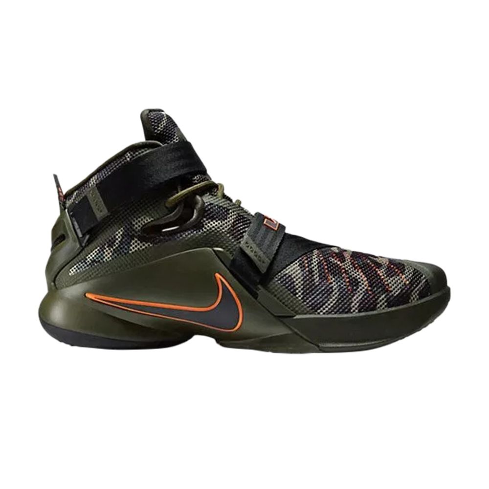 Nike LeBron Soldier 9 Premium 'Camo' | Brown | Men's Size 13 - 749490-303