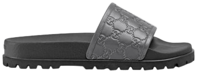 Gucci slides grey 2025