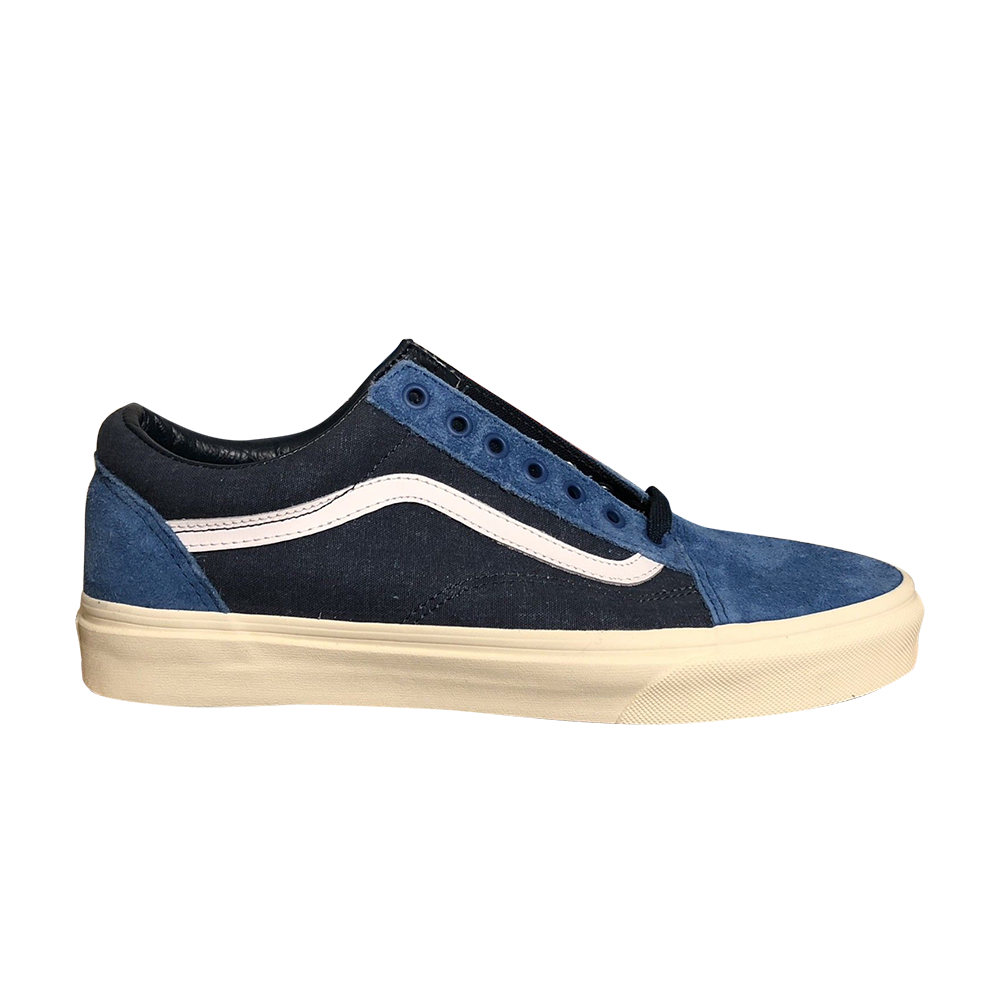 Pre-owned Vans J. Crew X Old Skool 'washed Canvas' In Blue