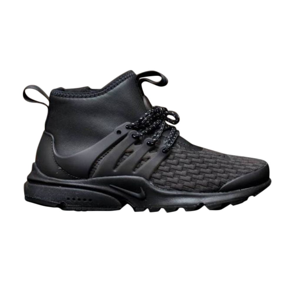 Nike Wmns Air Presto Mid Utility Premium 'Triple Black' | Women's Size 7