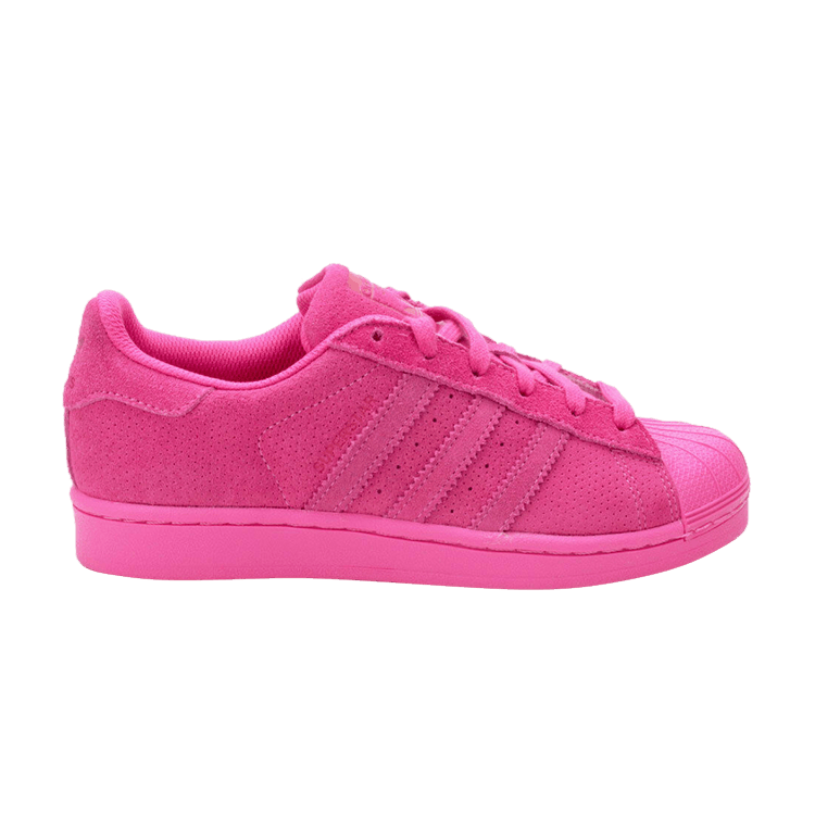 Buy Superstar Suede J Mono Pink AQ4170 GOAT