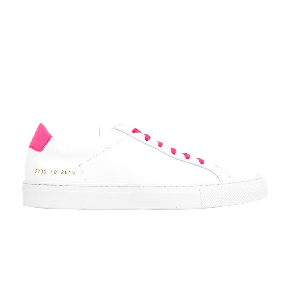 Pre-owned Common Projects Retro Low 'white Pink' | Men's Size 42