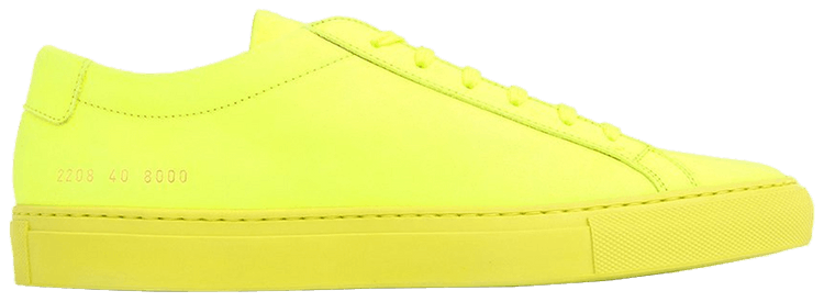 Buy Common Projects Achilles Low Neon Yellow 2208 8000 GOAT UK