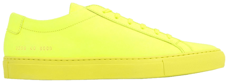 Common Projects Achilles Low 'Neon Yellow'