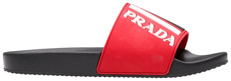 Red prada deals slides