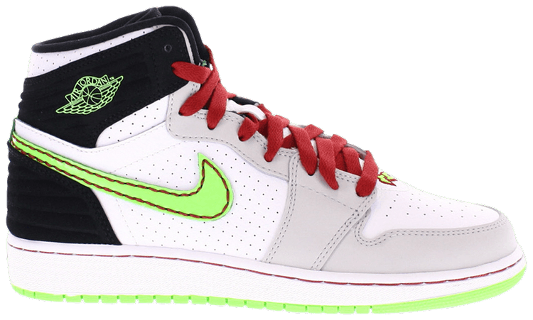 Air Jordan 1 Retro 93 GS White Electric Green
