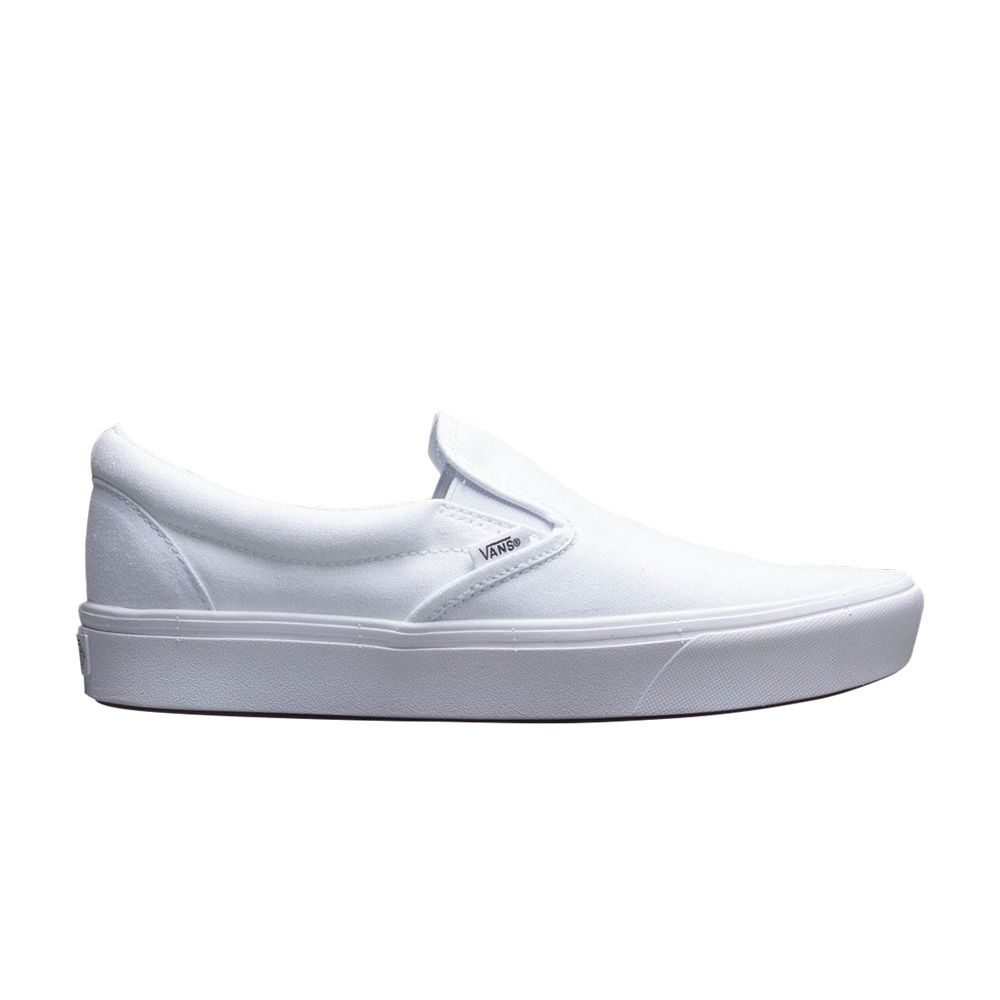 Pre-owned Vans Slip-on Comfy Cush 'true White'