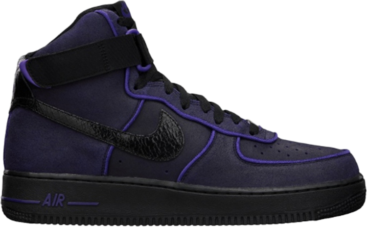 Buy Air Force 1 High 'Black Court Purple' - 315121 017 | GOAT